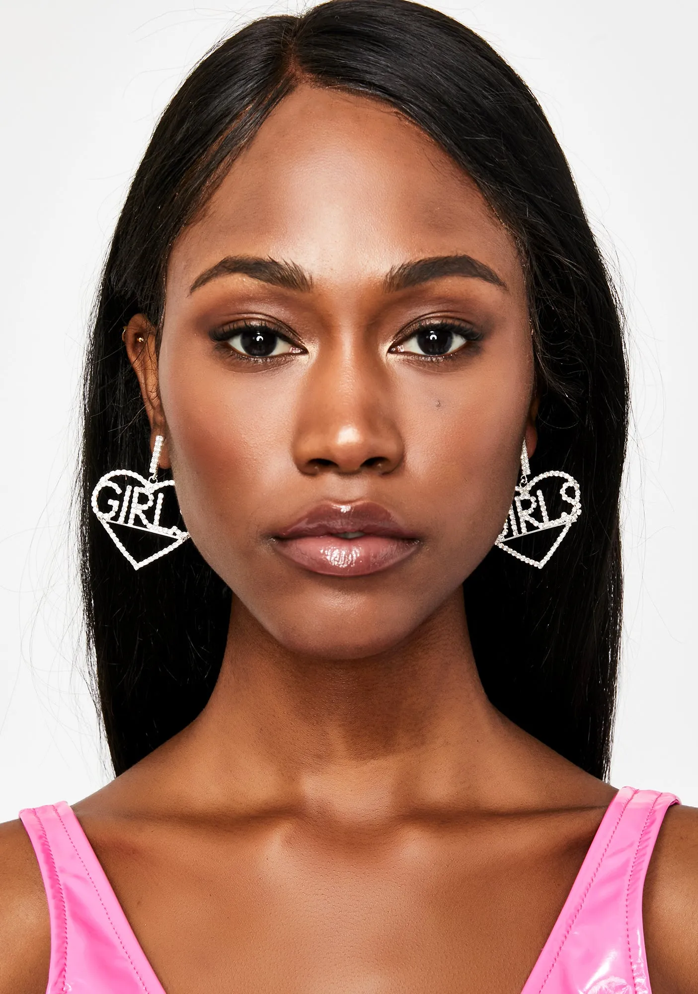 Glamour Grl Rhinestone Hoops