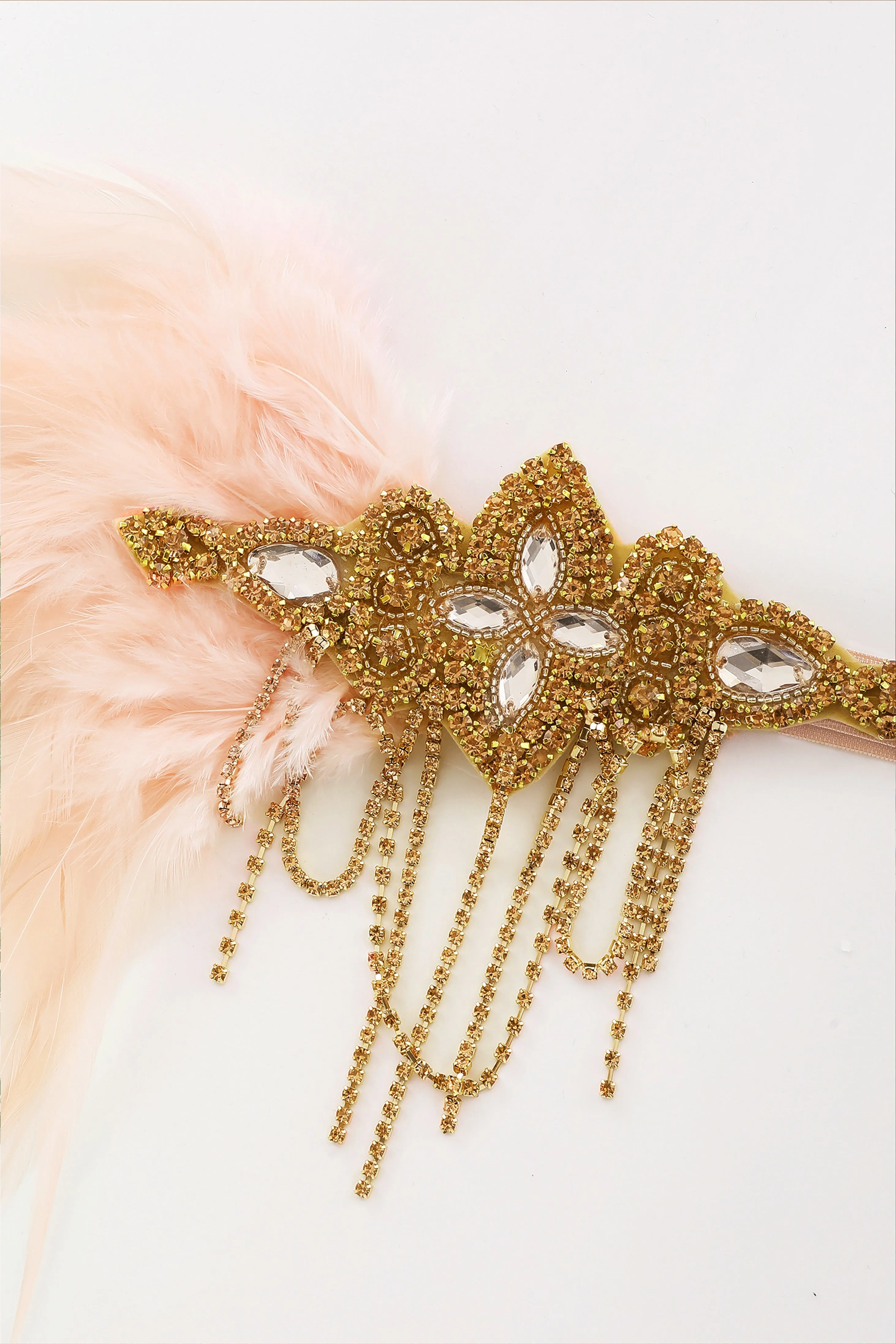 Glitter Rhinestone Chain Headband