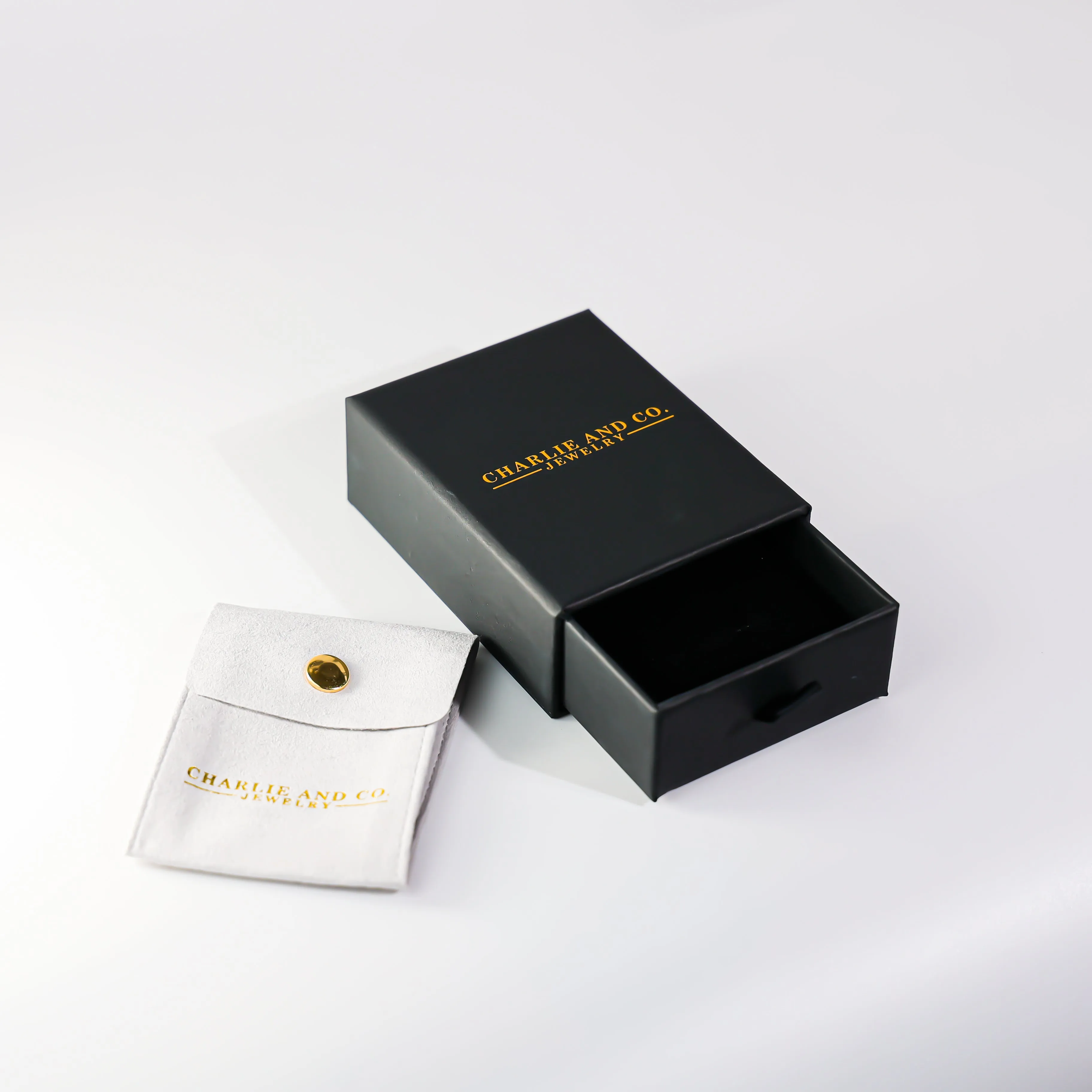 Gold Circle Drop Post Earrings - Model TM545