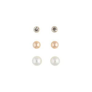 Gold Glamour Earring 3 Pack