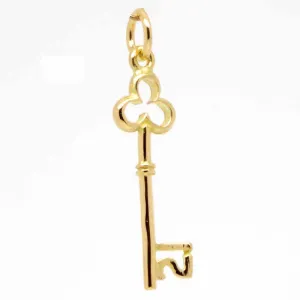 Gold Small 21 Key Charm