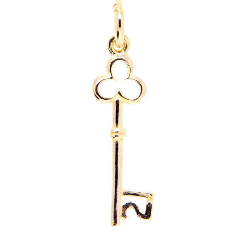 Gold Small 21 Key Charm