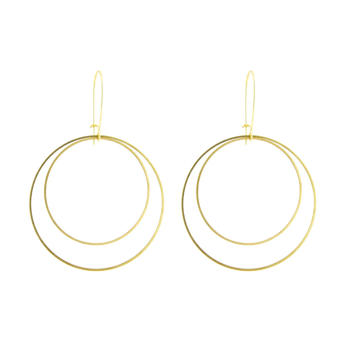 Halo: Large Double Circle Earring