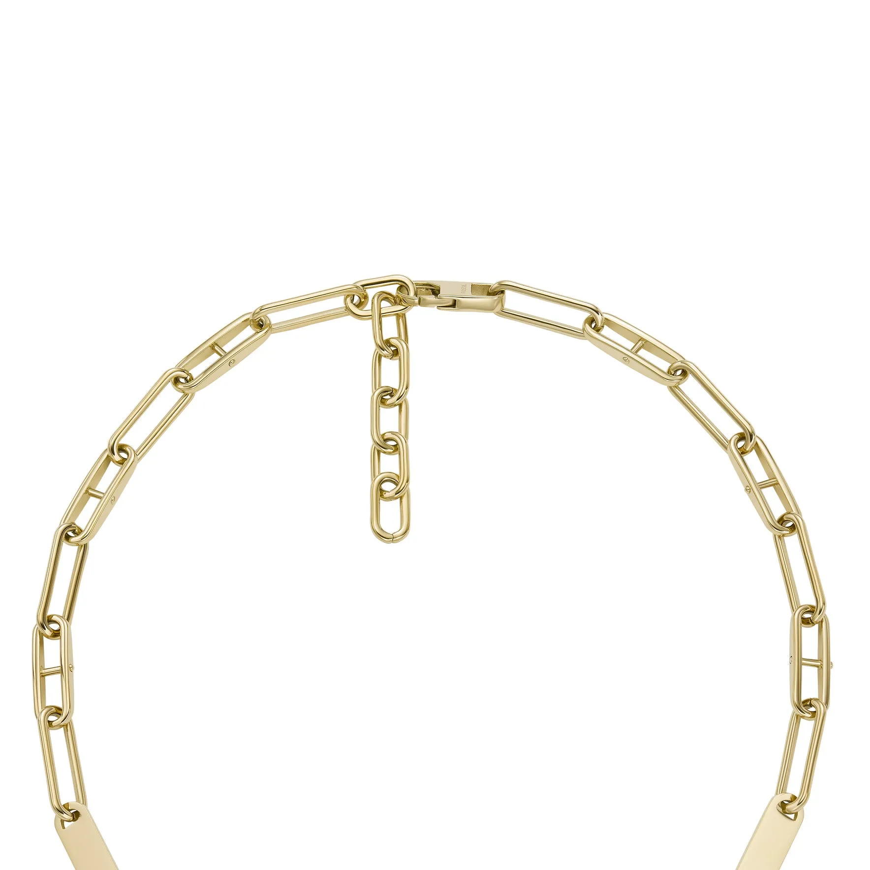 Heritage Essentials Gold-Tone Stainless Steel Chain Necklace
