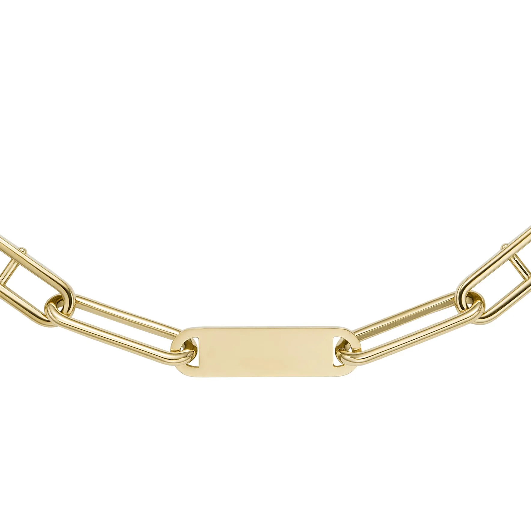 Heritage Essentials Gold-Tone Stainless Steel Chain Necklace