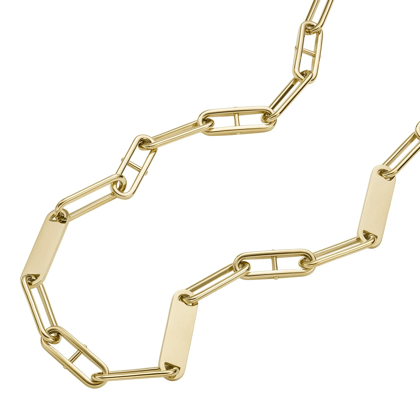 Heritage Essentials Gold-Tone Stainless Steel Chain Necklace