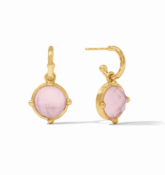Honeybee Hoop and Charm Earrings