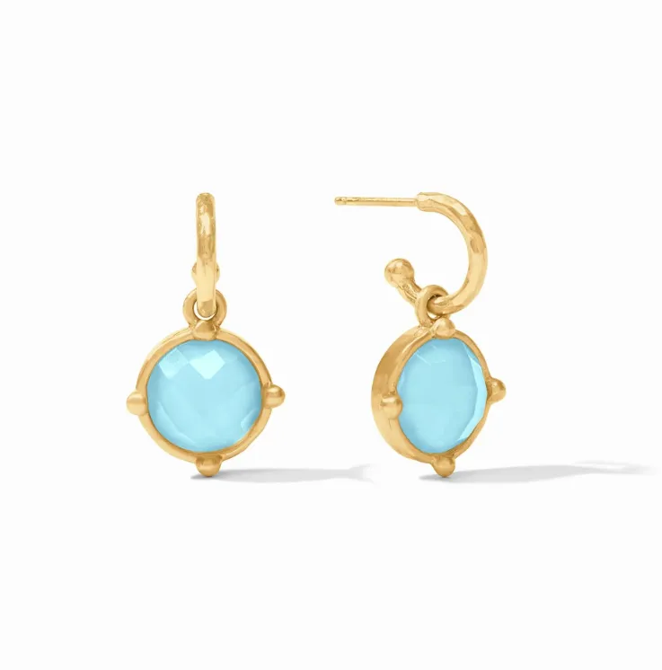 Honeybee Hoop and Charm Earrings