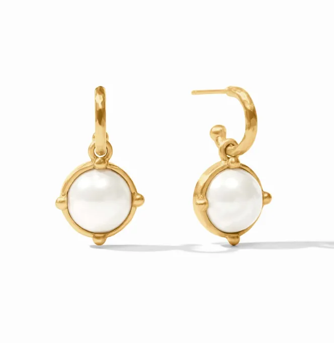 Honeybee Hoop and Charm Earrings