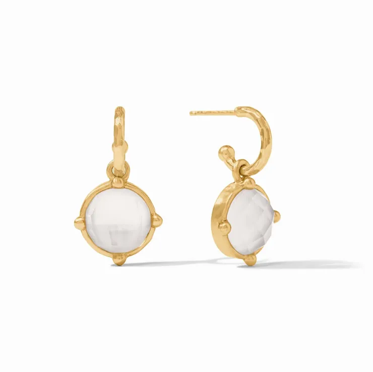 Honeybee Hoop and Charm Earrings