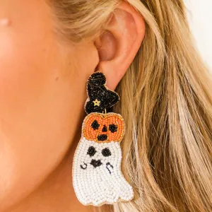 If You've Got It Haunt It Earrings, White