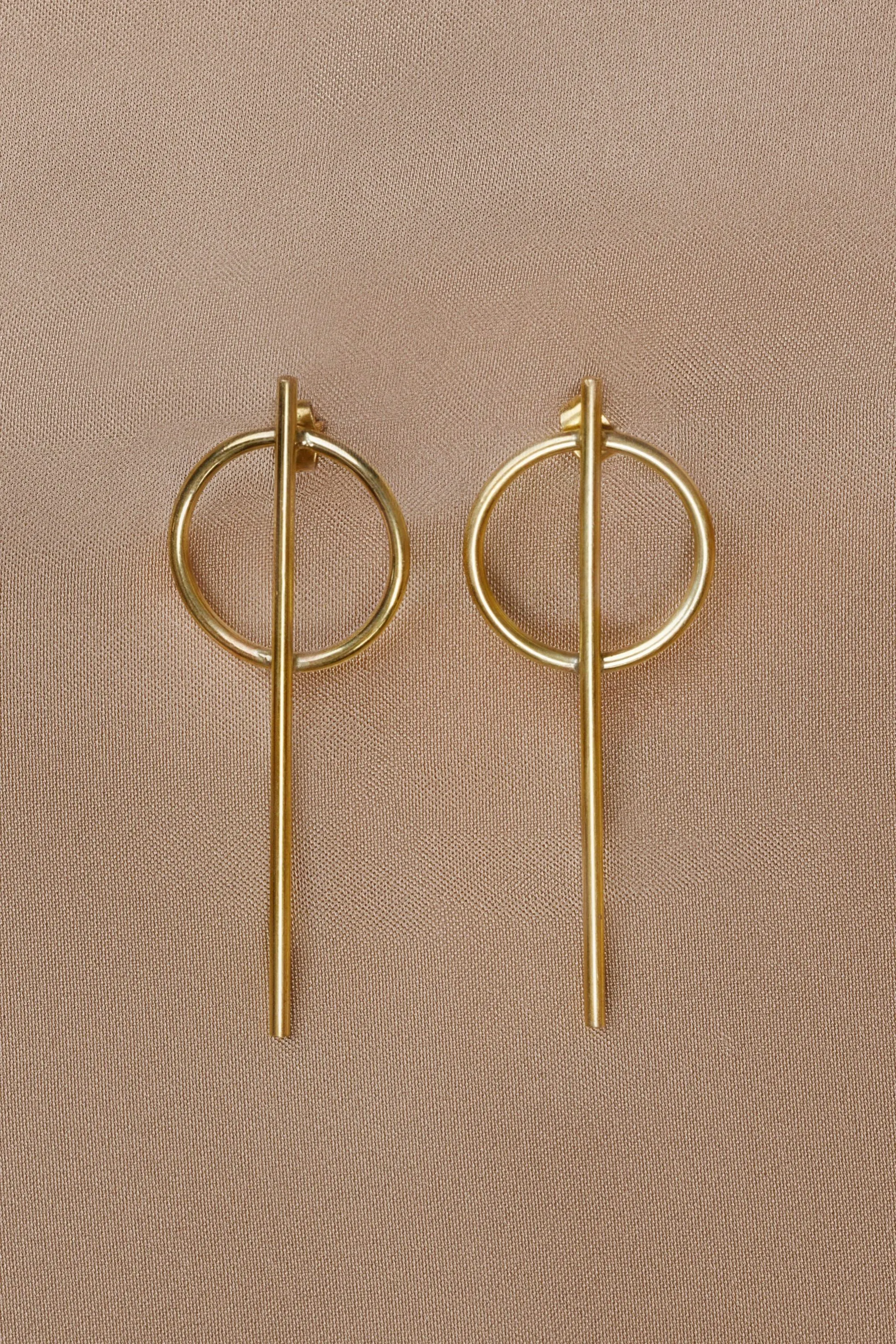 Ina Brass Earrings