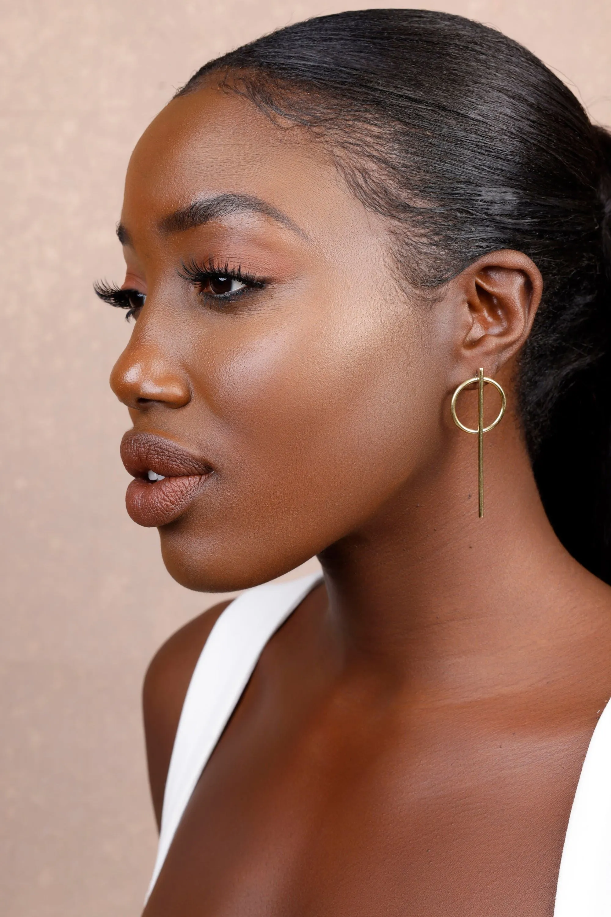 Ina Brass Earrings