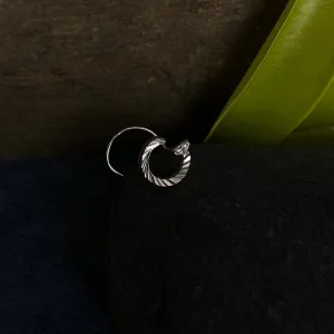 Intricate Circle Nose Pin