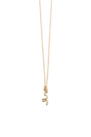 Itty Bitty Snake Charm Necklace by Talon