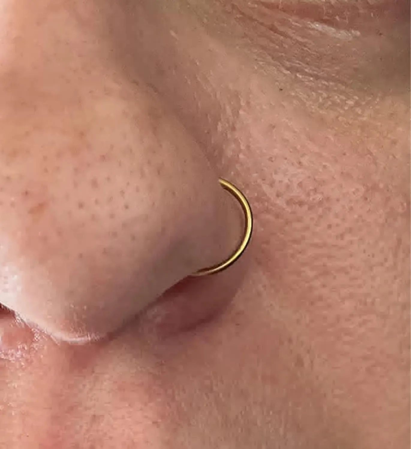Longita Threadless Nose Stud 20g Flat Back Gold Cartilage Earring Silver Helix Earrings 20 Gauge Push in With Backs Nose Rings Hoops Piercing Taper