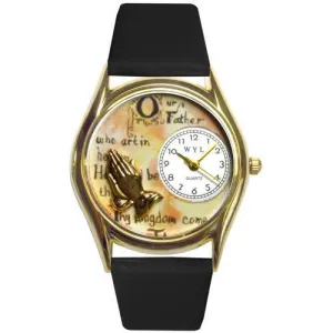 Lord's Prayer Watch Small Gold Style