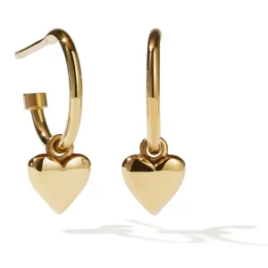 Meadowlark Camille Signature Hoop Earrings - Gold Plated