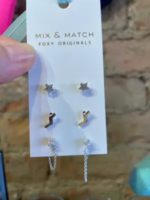 Mix and Match Stud earring set.