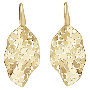 Mosaic Leaf Dangle Earrings