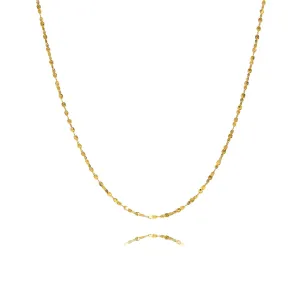No-Tarnish Medical Titanium Shimmering Stacked Clavicle Chain Necklace