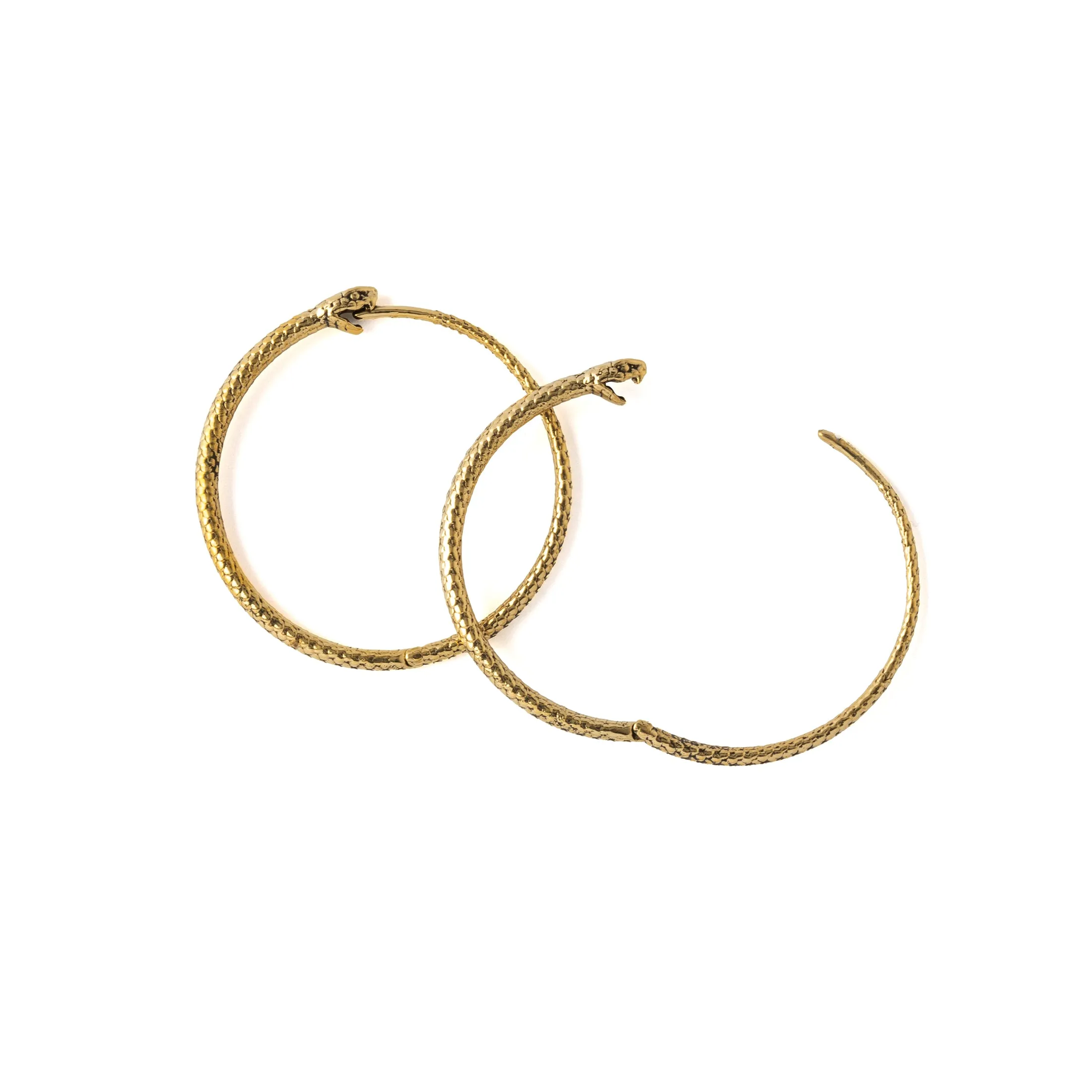 Ouroboros Hoop Earrings