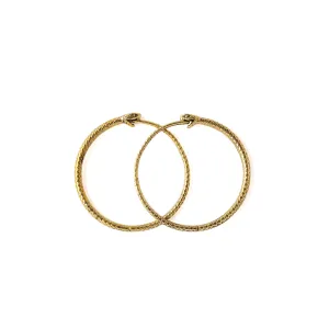 Ouroboros Hoop Earrings