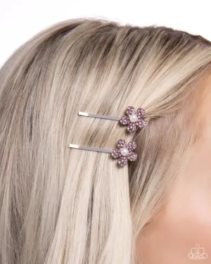 Paparazzi Hair Accessories ~ Playfully Perennial - Pink