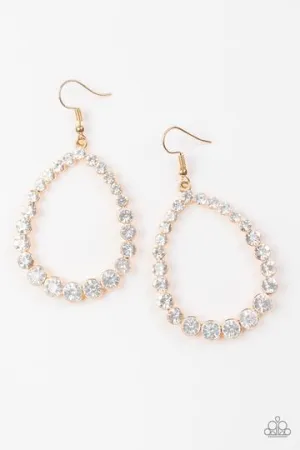 Paparazzi Rise and Sparkle! - Gold Rhinestones