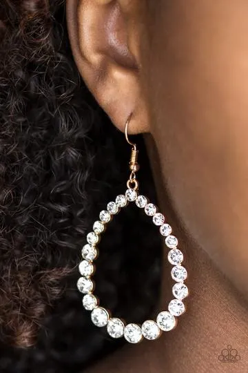 Paparazzi Rise and Sparkle! - Gold Rhinestones