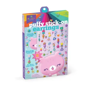 Puffy Stick-On Earrings