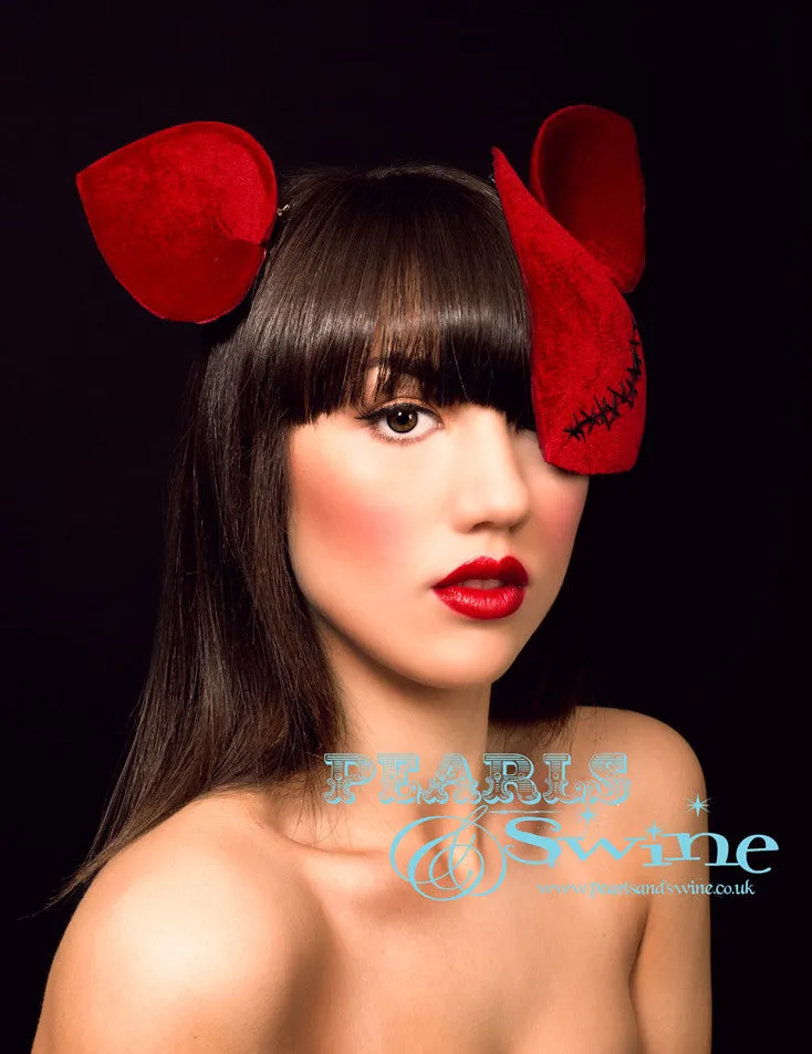 Ray Caesar Inspired Half Mask Fascinator "L'accord D'amour"