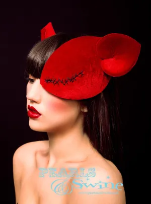 Ray Caesar Inspired Half Mask Fascinator "L'accord D'amour"
