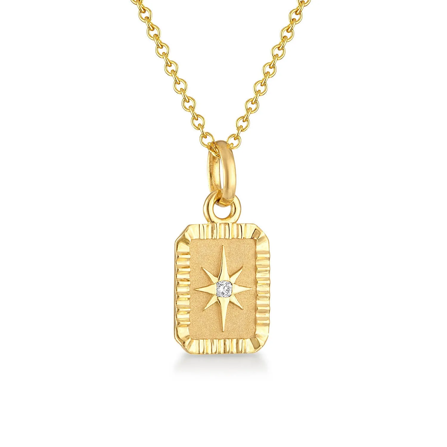 Rectangle Star Charm