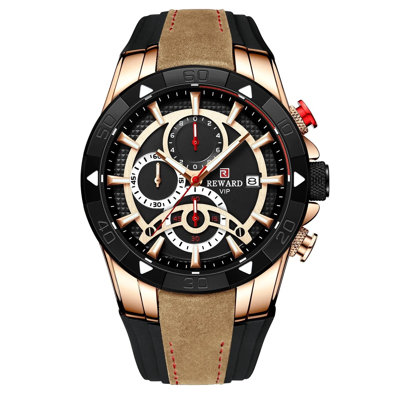 Reward Quartz Watch Six-pin Analog Classic watch for men RD83013M-ML 