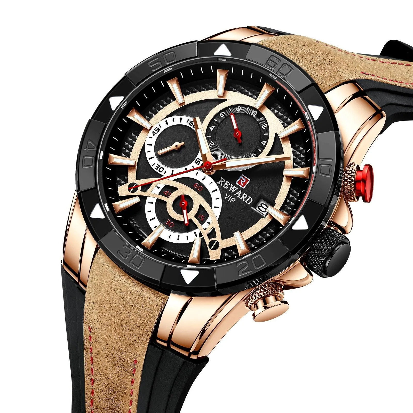 Reward Quartz Watch Six-pin Analog Classic watch for men RD83013M-ML 