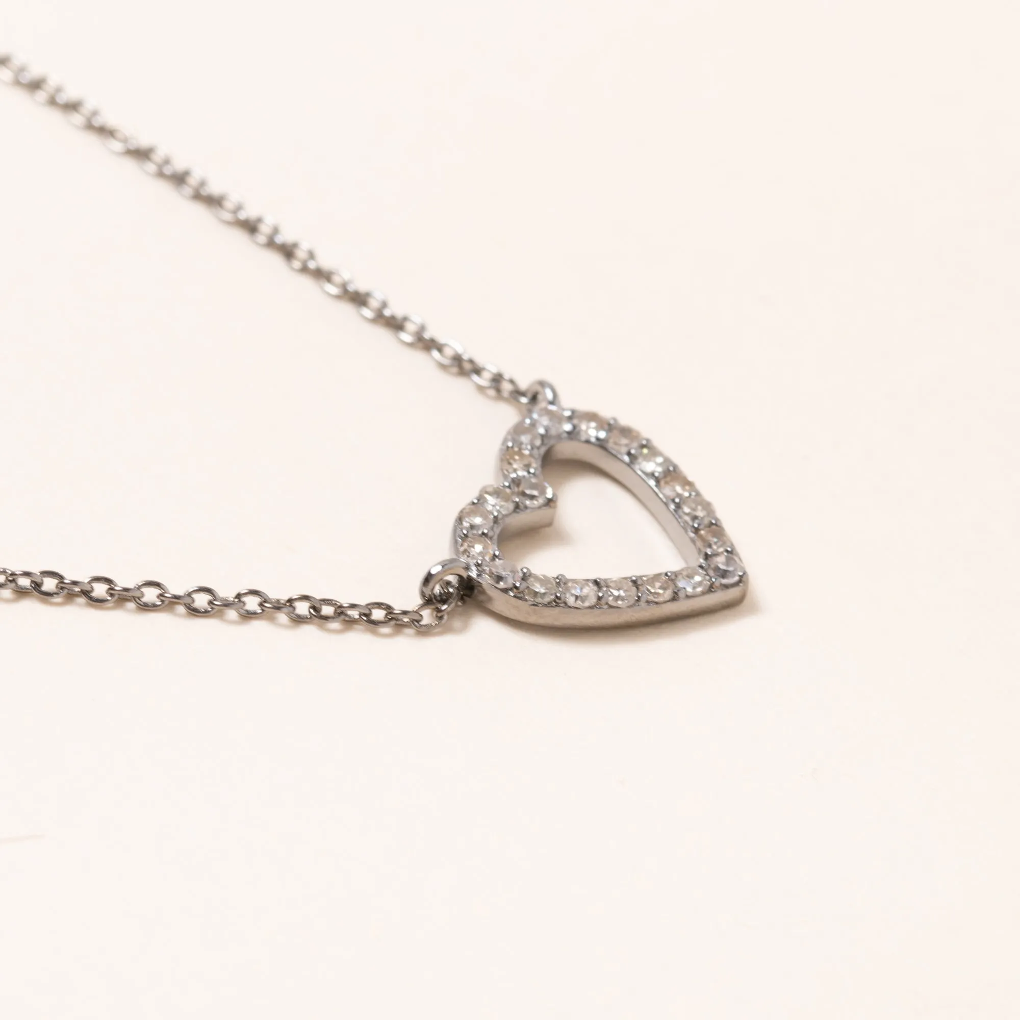 Silver Heart Chain