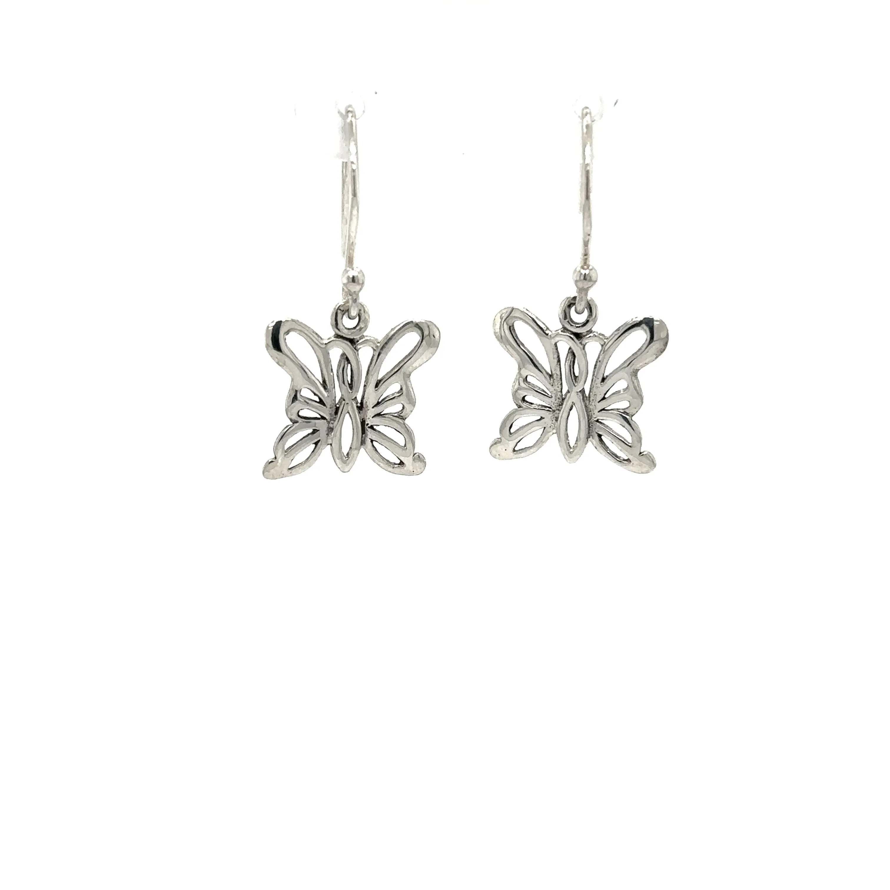 Simple Butterfly Outline Earrings