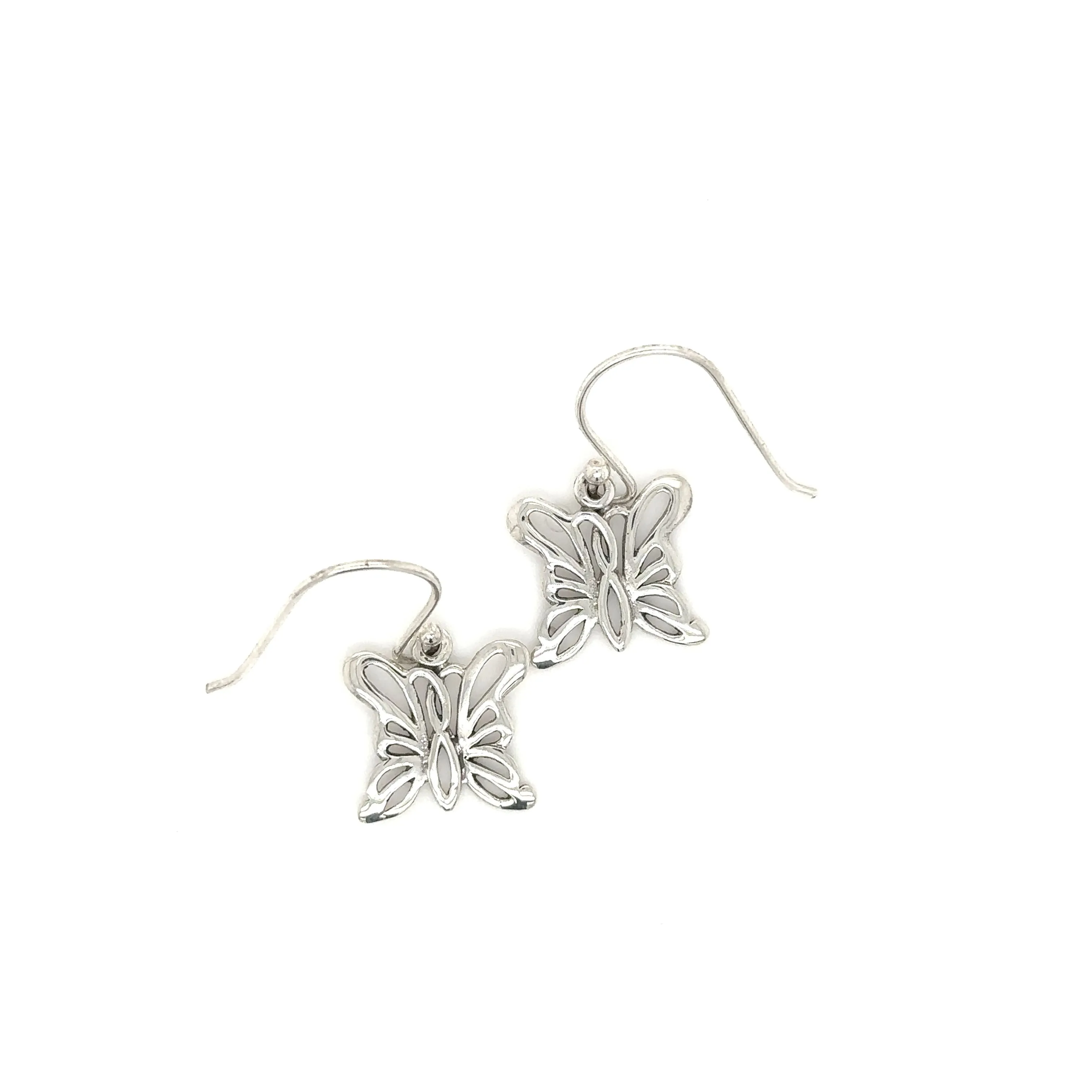 Simple Butterfly Outline Earrings