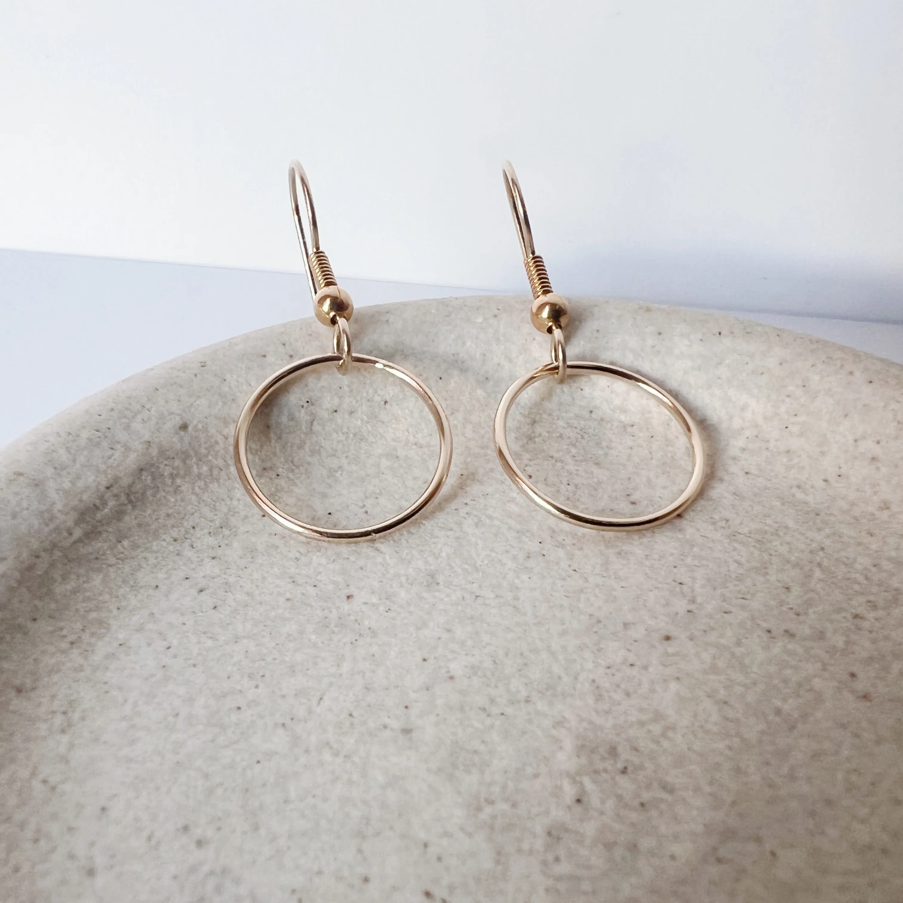 Simple Circle Earrings