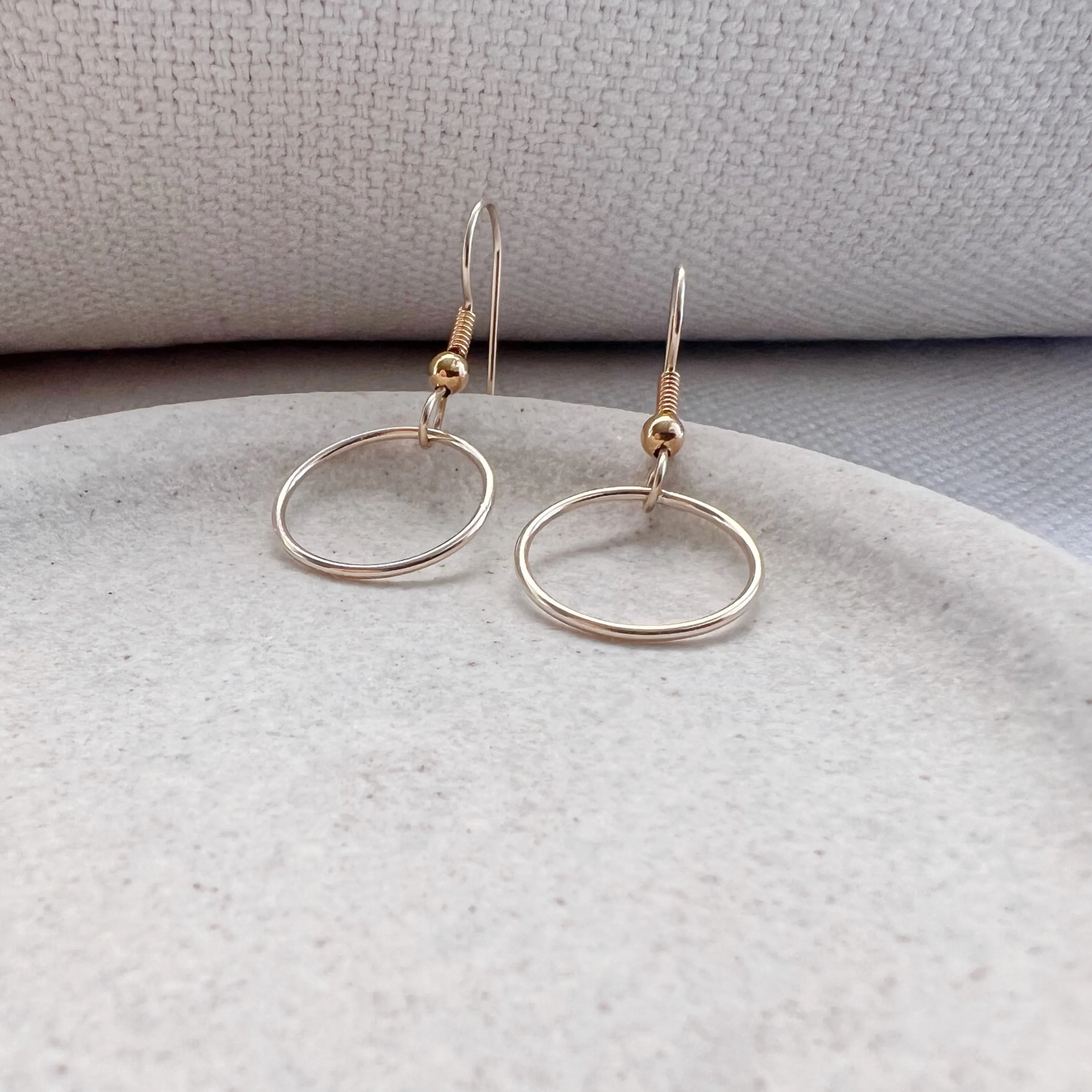 Simple Circle Earrings