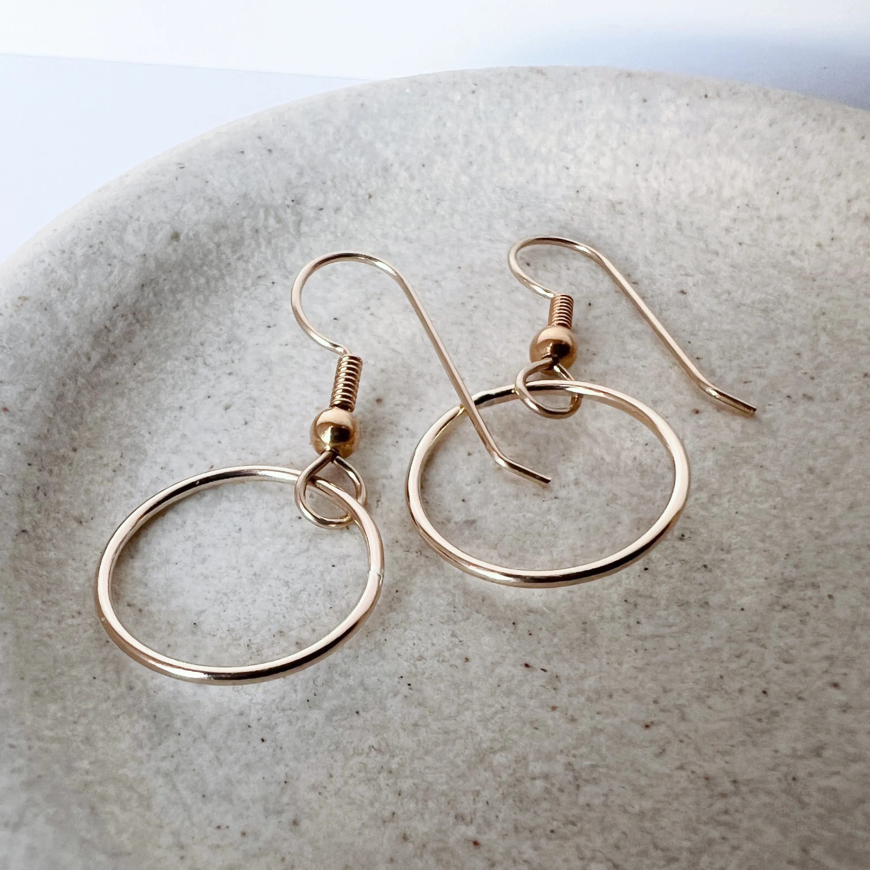 Simple Circle Earrings