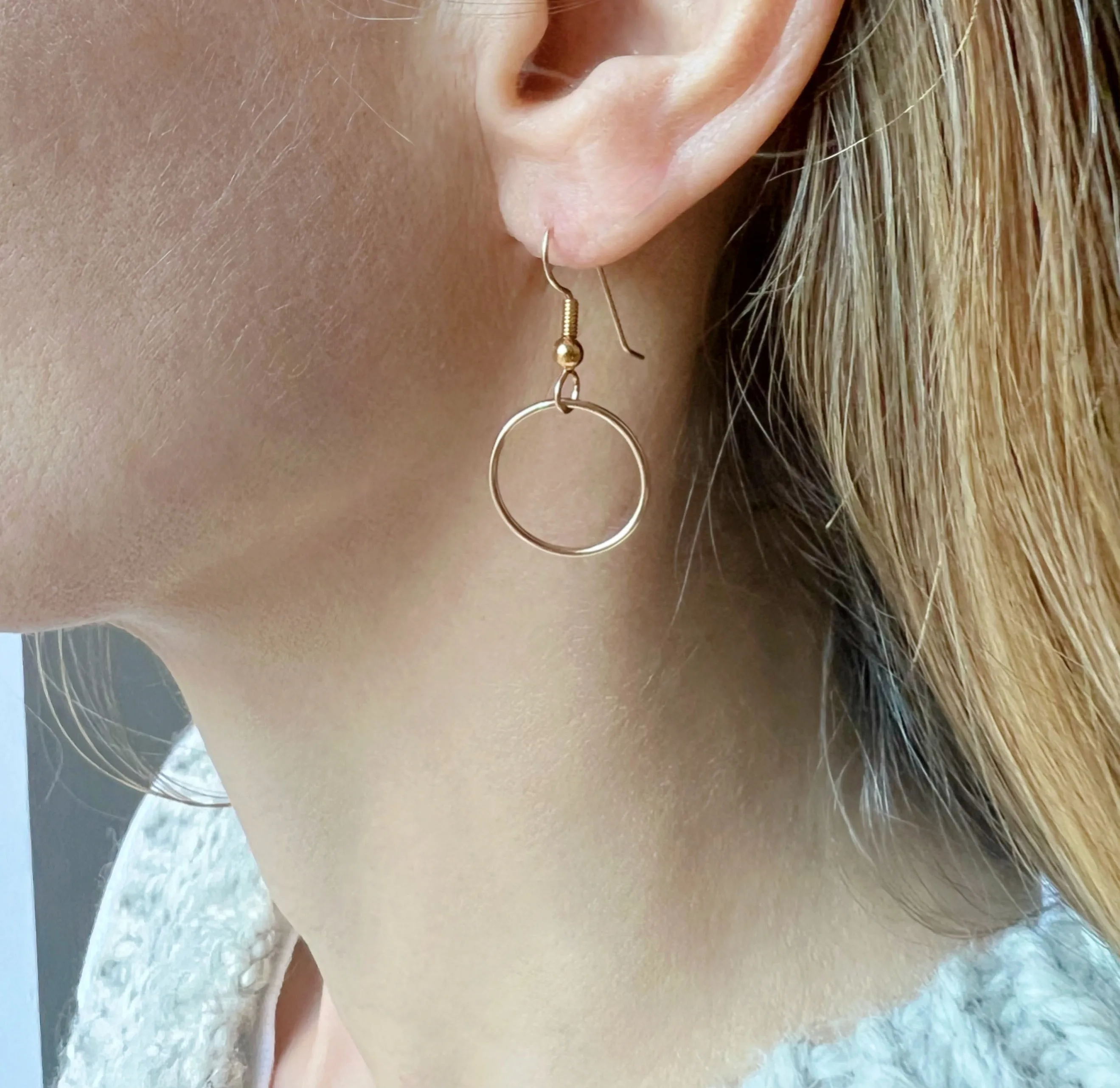 Simple Circle Earrings