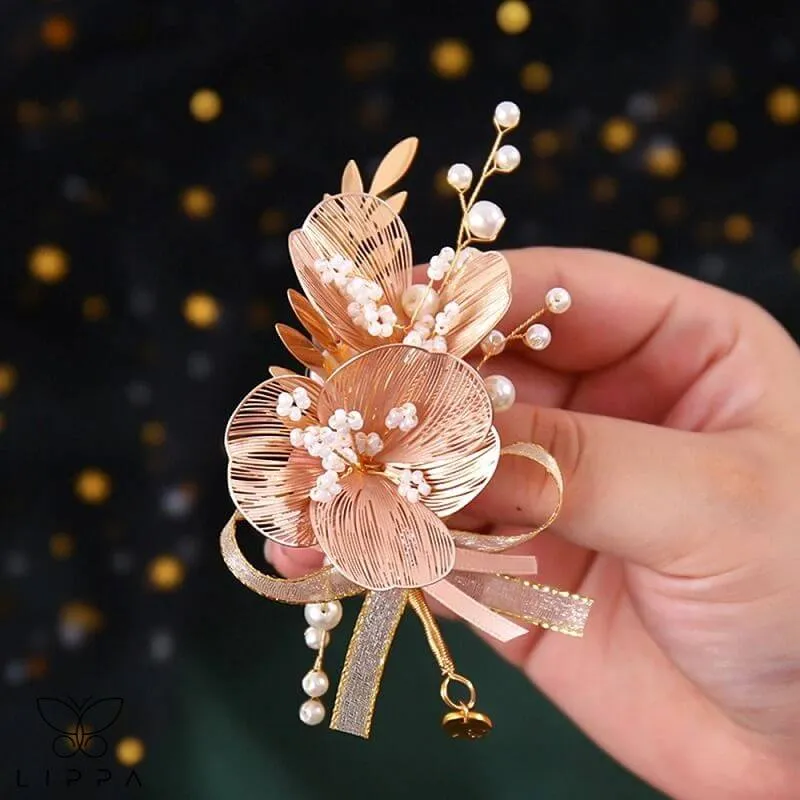 Small Gold Bridal Headwear