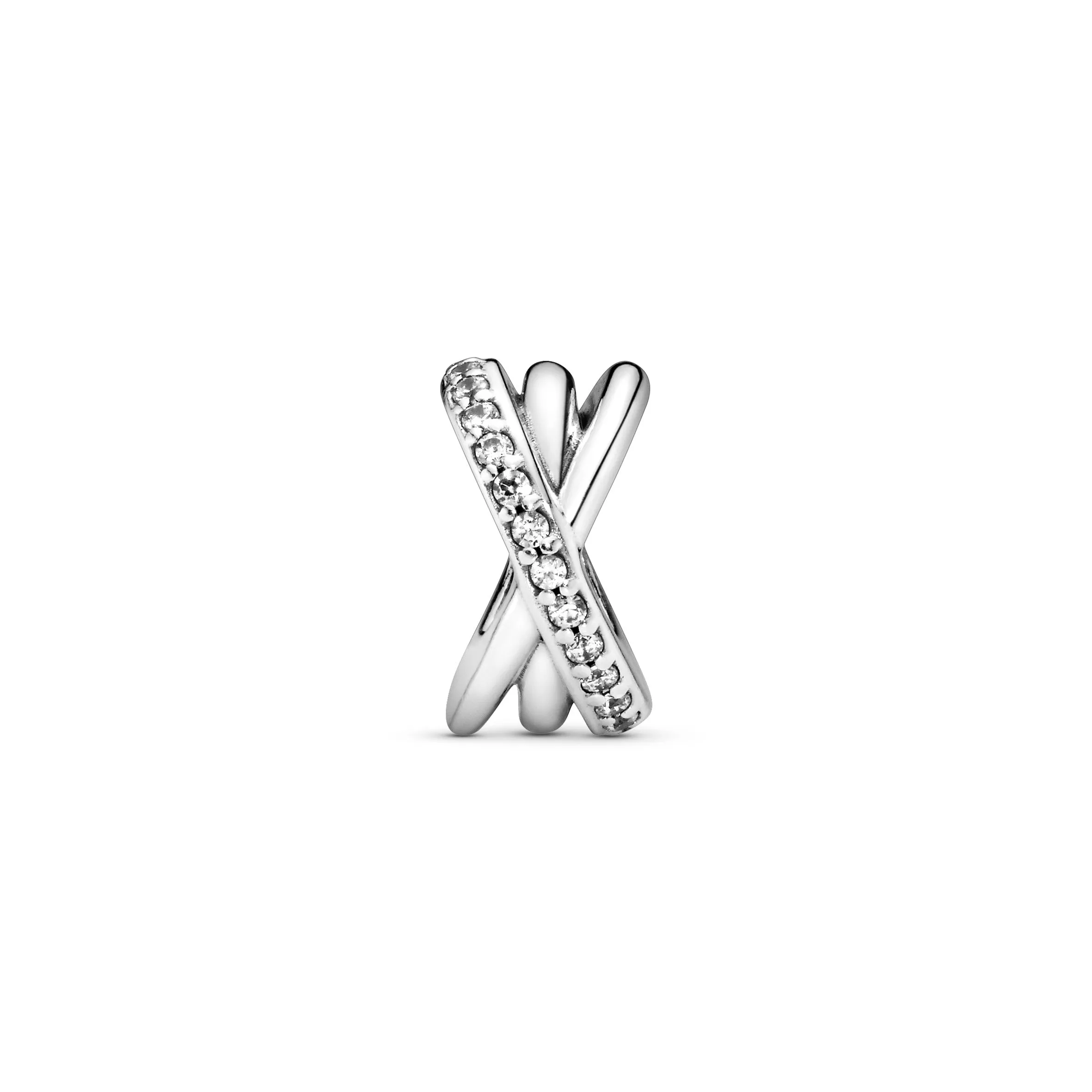 Sparkling & Polished Lines Spacer Charm