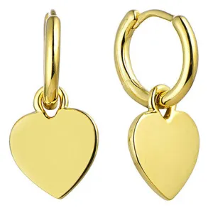 Sterling Silver Charming Huggies