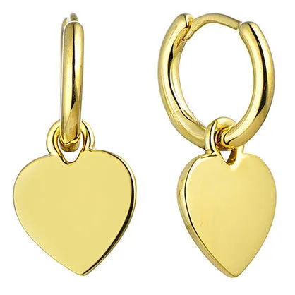 Sterling Silver Charming Huggies