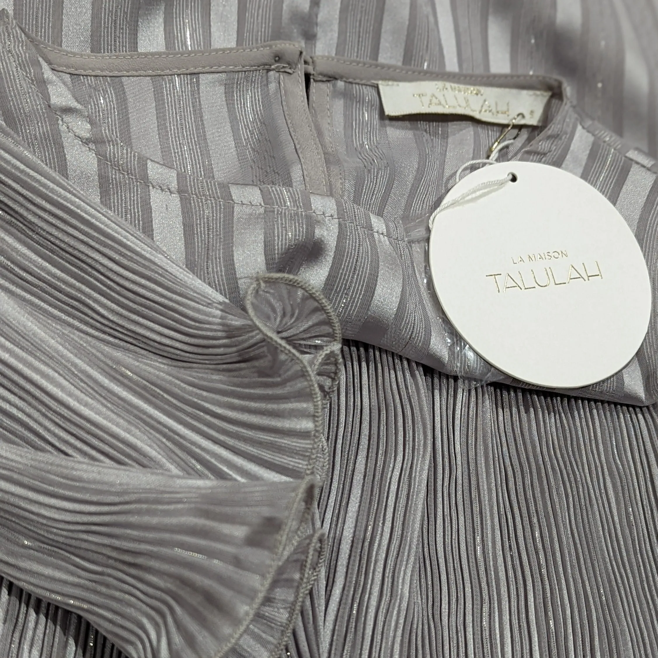 Talulah Silver Grey Stand Alone Mini Dress