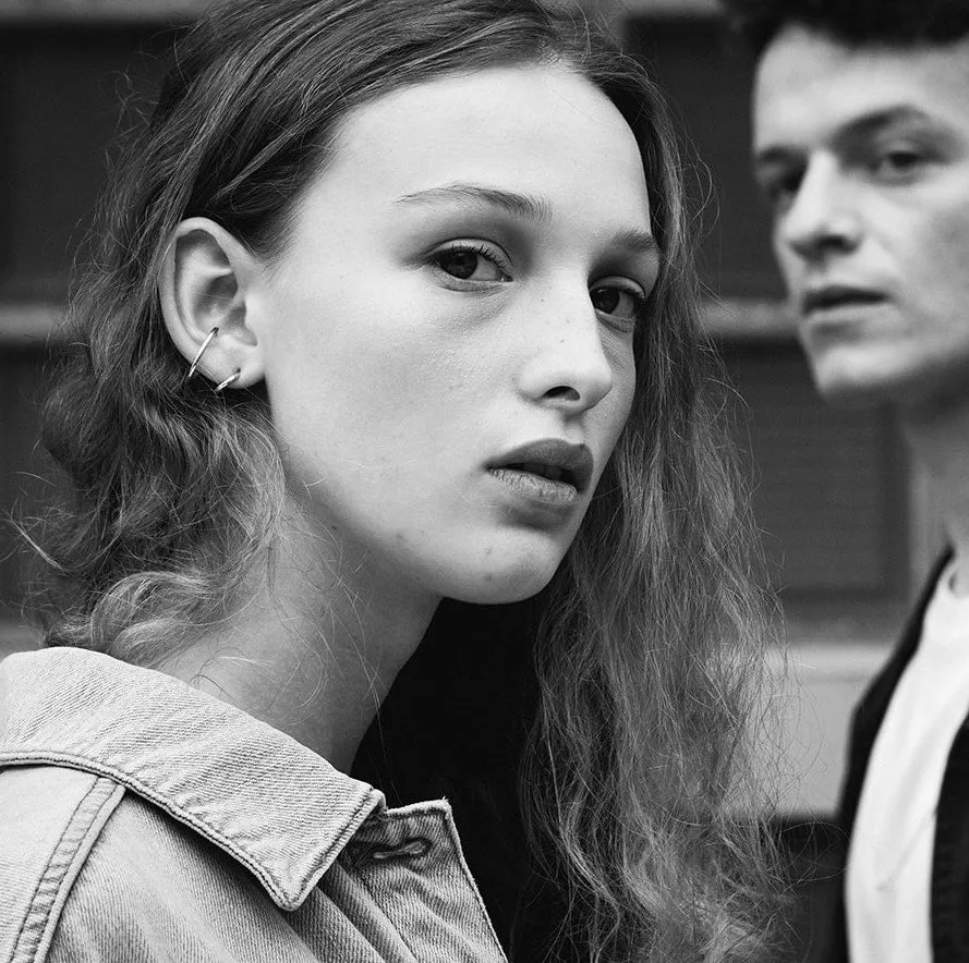 The Icons duo - Silver Jasper & Gloria Earrings
