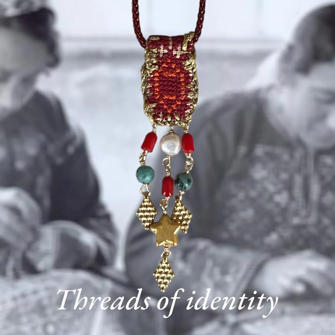 Threads of identity necklace